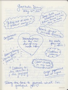 Gratitude Journal Example