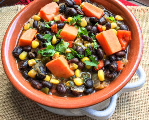 black bean and sweet potato soup